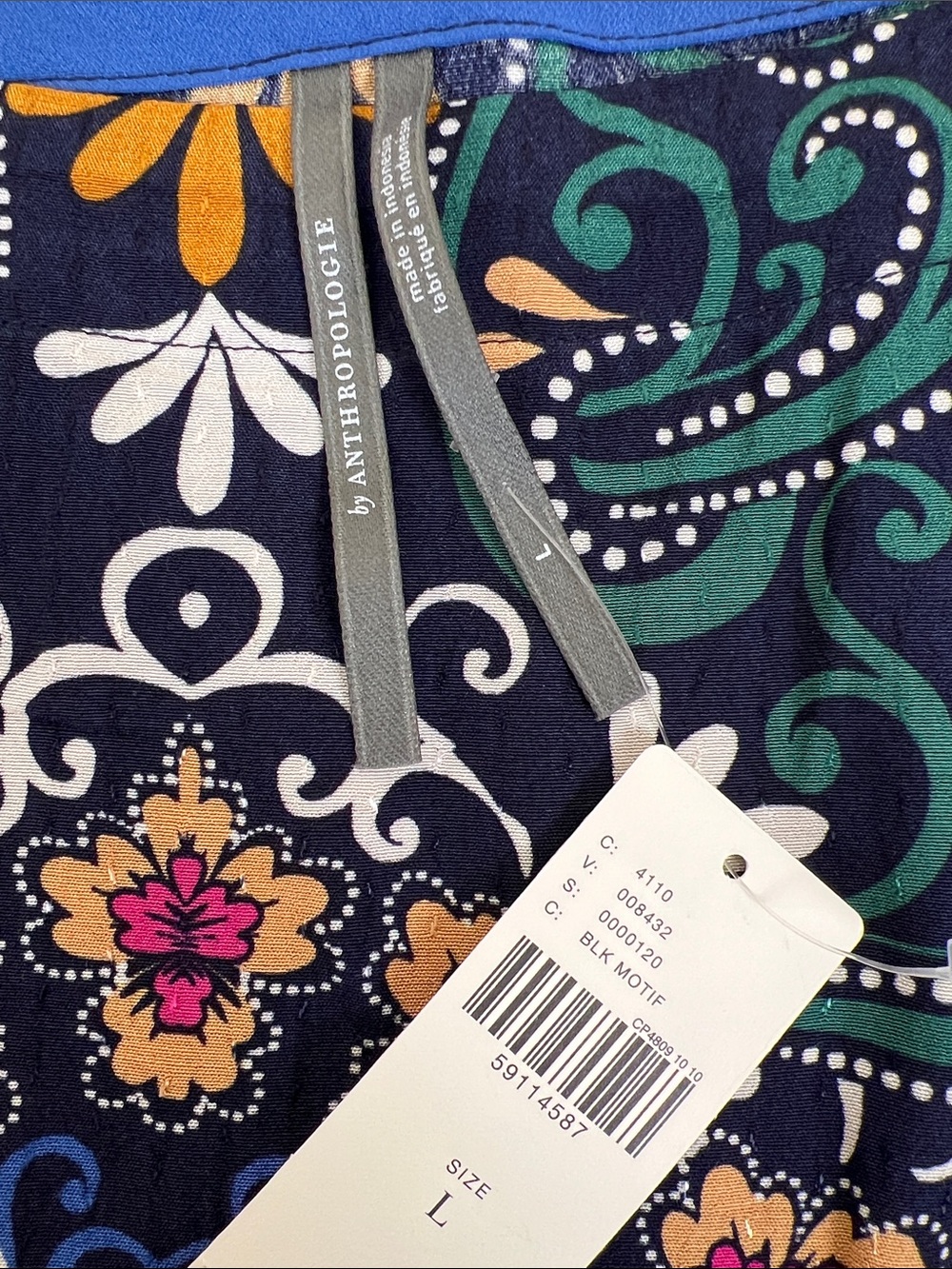 NWT Anthropologie Vienna Kimono Blouse Size Large - Picture 7 of 10